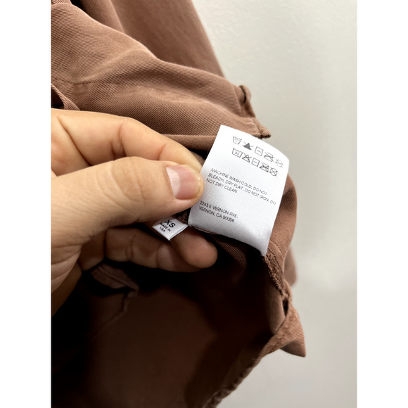 Reformation Brown Button Down Shirt - Picture 8 of 15